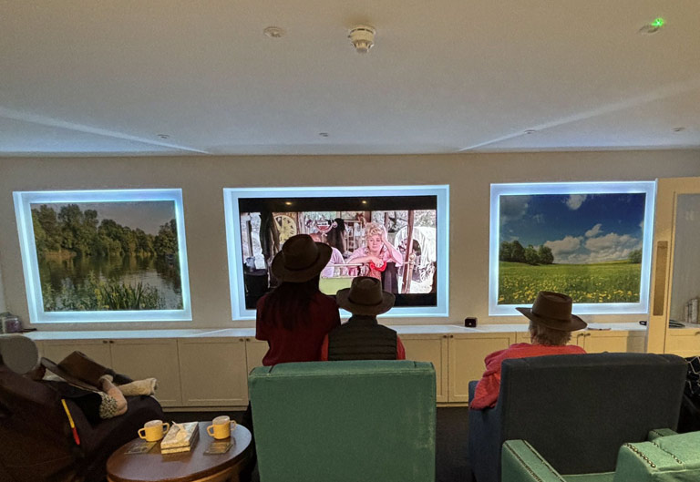 Best Care Home In West Sussex - Cinema Room